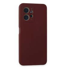 Xiaomi Redmi Note 12 4G Kılıf Nano içi Kadife Silikon - Bordo