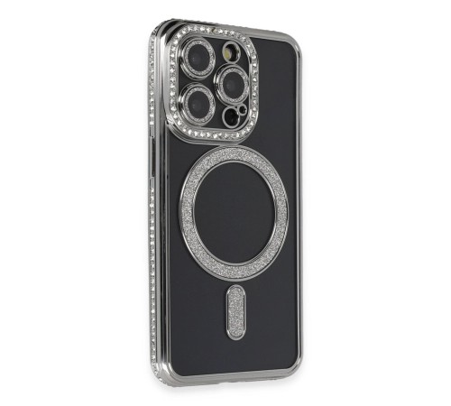 iPhone 14 Pro Max Kılıf Joke Simli Magneticsafe Kılıf - Gri iPhone 14 Pro Max Kılıf Joke Simli Magneticsafe Kılıf - Gri