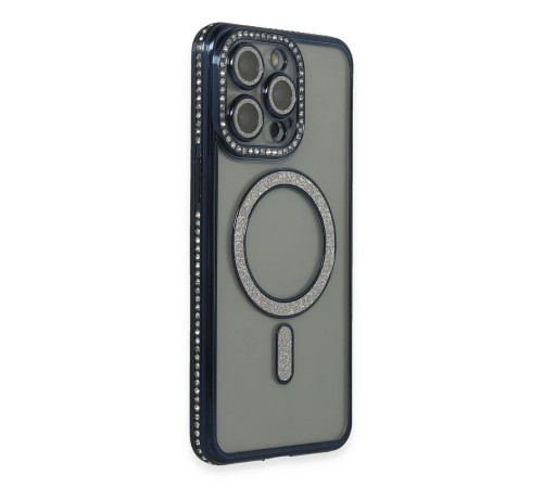 iPhone 14 Pro Kılıf Joke Simli Magneticsafe Kılıf - Lacivert iPhone 14 Pro Kılıf Joke Simli Magneticsafe Kılıf - Lacivert