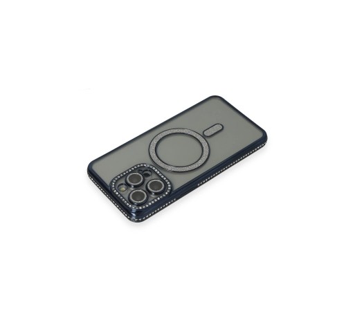 iPhone 14 Pro Kılıf Joke Simli Magneticsafe Kılıf - Lacivert iPhone 14 Pro Kılıf Joke Simli Magneticsafe Kılıf - Lacivert