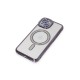 iPhone 13 Kılıf Joke Simli Magneticsafe Kılıf - Derin Mor