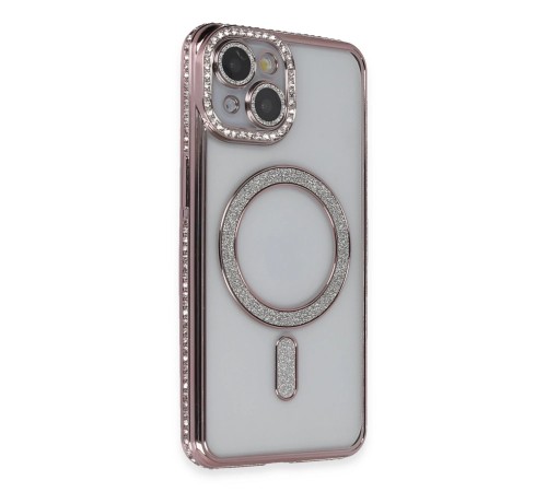 iPhone 13 Kılıf Joke Simli Magneticsafe Kılıf - Pembe iPhone 13 Kılıf Joke Simli Magneticsafe Kılıf - Pembe