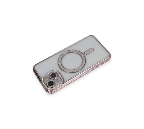 iPhone 13 Kılıf Joke Simli Magneticsafe Kılıf - Pembe iPhone 13 Kılıf Joke Simli Magneticsafe Kılıf - Pembe