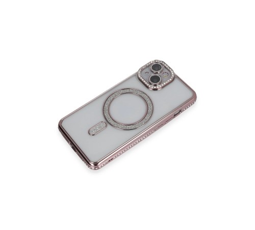 iPhone 13 Kılıf Joke Simli Magneticsafe Kılıf - Pembe iPhone 13 Kılıf Joke Simli Magneticsafe Kılıf - Pembe