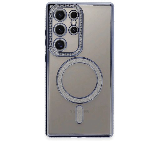 Samsung Galaxy S24 Ultra Kılıf Joke Simli Magneticsafe Kılıf - Mavi Samsung Galaxy S24 Ultra Kılıf Joke Simli Magneticsafe Kılıf - Mavi