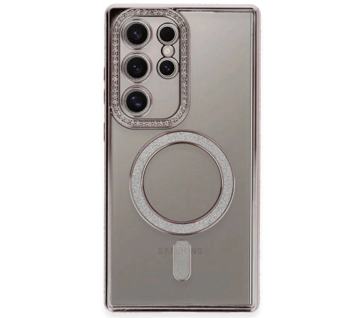 Samsung Galaxy S24 Ultra Kılıf Joke Simli Magneticsafe Kılıf - Pembe Samsung Galaxy S24 Ultra Kılıf Joke Simli Magneticsafe Kılıf - Pembe