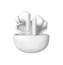 LS-19 Aktif Gürültü Engelleyici Özellikli Bluetooth 5.4 Kablosuz Airpods Kulaklık - Beyaz