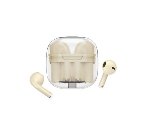 LS-09 Bluetooth 5.3 TWS Kablosuz Airpods Kulaklık - Krem LS-09 Bluetooth 5.3 TWS Kablosuz Airpods Kulaklık - Krem