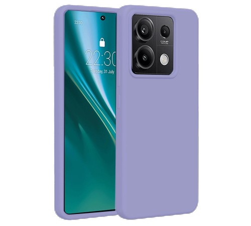 Xiaomi Redmi Note 13 4G Kılıf First Silikon - Lila Xiaomi Redmi Note 13 4G Kılıf First Silikon - Lila