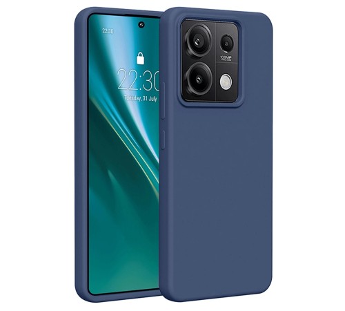 Xiaomi Redmi Note 13 Pro 4G Kılıf First Silikon - Lacivert Xiaomi Redmi Note 13 Pro 4G Kılıf First Silikon - Lacivert