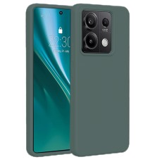 Xiaomi Redmi Note 13 Pro 4G Kılıf First Silikon - Koyu Yeşil