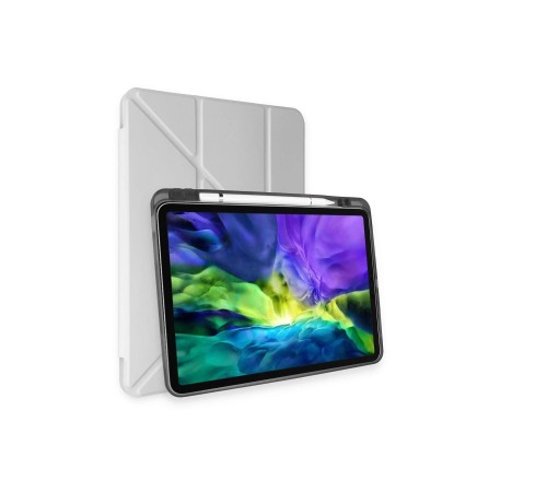 Samsung Galaxy Tab A9 Plus Kılıf Kalemlikli Mars Tablet Kılıfı - Gri Samsung Galaxy Tab A9 Plus Kılıf Kalemlikli Mars Tablet Kılıfı - Gri