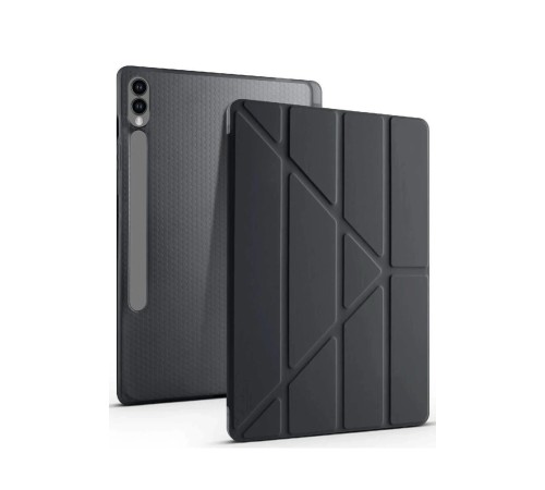 Samsung Galaxy X610 Tab S9 FE Plus 12.4 Kılıf Kalemlikli Mars Tablet Kılıfı - Siyah Samsung Galaxy X610 Tab S9 FE Plus 12.4 Kılıf Kalemlikli Mars Tablet Kılıfı - Siyah