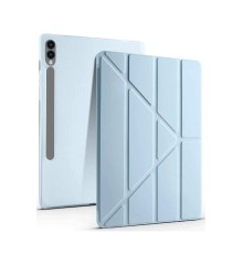 Samsung Galaxy X610 Tab S9 FE Plus 12.4 Kılıf Kalemlikli Mars Tablet Kılıfı - Mavi