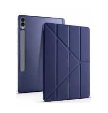 Samsung Galaxy X610 Tab S9 FE Plus 12.4 Kılıf Kalemlikli Mars Tablet Kılıfı - Lacivert