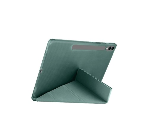 Samsung Galaxy X610 Tab S9 FE Plus 12.4 Kılıf Kalemlikli Mars Tablet Kılıfı - Koyu Yeşil Samsung Galaxy X610 Tab S9 FE Plus 12.4 Kılıf Kalemlikli Mars Tablet Kılıfı - Koyu Yeşil