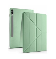 Samsung Galaxy X610 Tab S9 FE Plus 12.4 Kılıf Kalemlikli Mars Tablet Kılıfı - Açık Yeşil