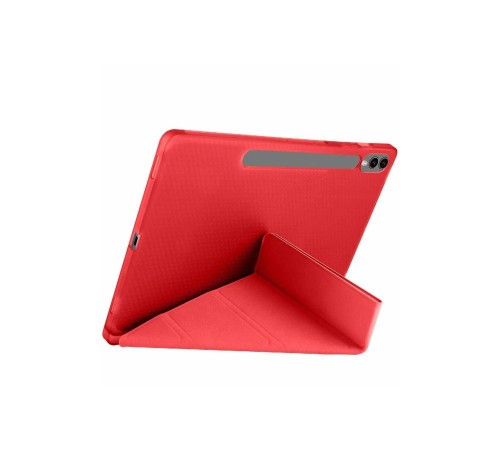 Samsung Galaxy X610 Tab S9 FE Plus 12.4 Kılıf Kalemlikli Mars Tablet Kılıfı - Kırmızı Samsung Galaxy X610 Tab S9 FE Plus 12.4 Kılıf Kalemlikli Mars Tablet Kılıfı - Kırmızı