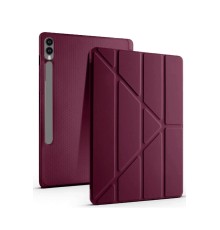 Samsung Galaxy X610 Tab S9 FE Plus 12.4 Kılıf Kalemlikli Mars Tablet Kılıfı - Mor