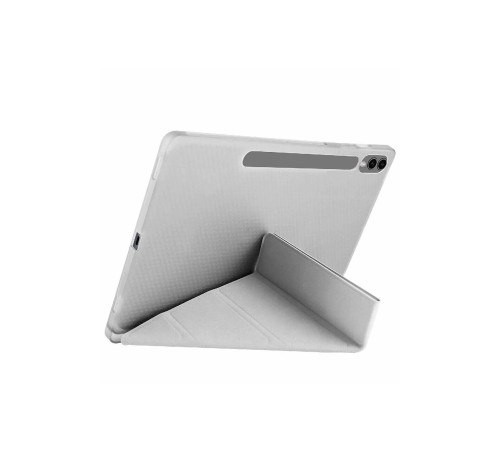 Samsung Galaxy X610 Tab S9 FE Plus 12.4 Kılıf Kalemlikli Mars Tablet Kılıfı - Gri Samsung Galaxy X610 Tab S9 FE Plus 12.4 Kılıf Kalemlikli Mars Tablet Kılıfı - Gri