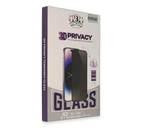 iPhone 14 Bilvis 3D Hayalet Cam Ekran Koruyucu iPhone 14 Bilvis 3D Hayalet Cam Ekran Koruyucu