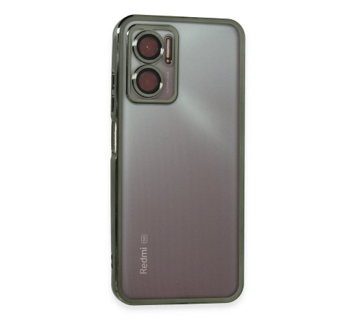 Xiaomi Redmi Note 11E Kılıf Razer Lensli Silikon - Yeşil Xiaomi Redmi Note 11E Kılıf Razer Lensli Silikon - Yeşil