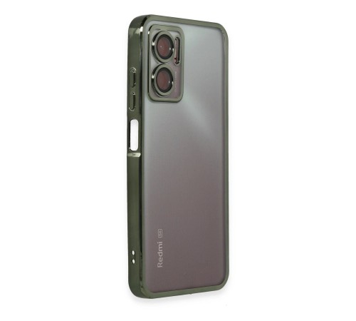 Xiaomi Redmi Note 11E Kılıf Razer Lensli Silikon - Yeşil Xiaomi Redmi Note 11E Kılıf Razer Lensli Silikon - Yeşil