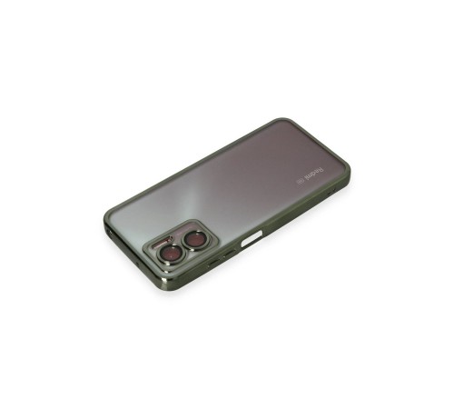 Xiaomi Redmi Note 11E Kılıf Razer Lensli Silikon - Yeşil Xiaomi Redmi Note 11E Kılıf Razer Lensli Silikon - Yeşil
