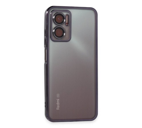 Xiaomi Redmi Note 11E Kılıf Razer Lensli Silikon - Mor Xiaomi Redmi Note 11E Kılıf Razer Lensli Silikon - Mor
