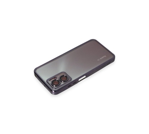 Xiaomi Redmi Note 11E Kılıf Razer Lensli Silikon - Mor Xiaomi Redmi Note 11E Kılıf Razer Lensli Silikon - Mor