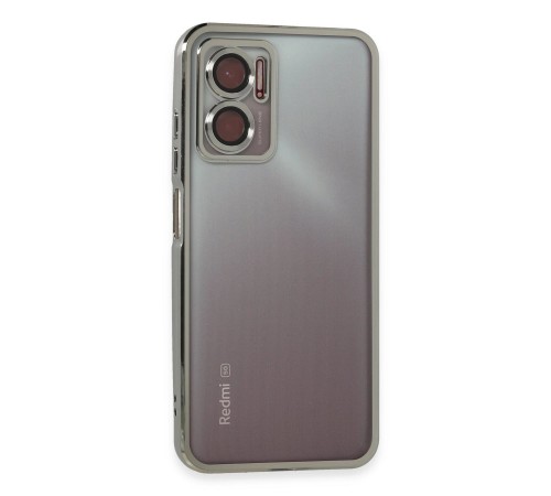 Xiaomi Redmi Note 11E Kılıf Razer Lensli Silikon - Gümüş Xiaomi Redmi Note 11E Kılıf Razer Lensli Silikon - Gümüş