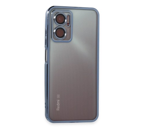 Xiaomi Redmi Note 11E Kılıf Razer Lensli Silikon - Açık Mavi Xiaomi Redmi Note 11E Kılıf Razer Lensli Silikon - Açık Mavi