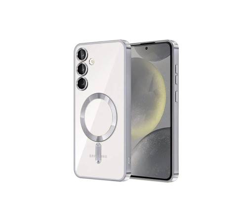 Samsung Galaxy S24 Kılıf Kross Magneticsafe Kapak - Gümüş Samsung Galaxy S24 Kılıf Kross Magneticsafe Kapak - Gümüş