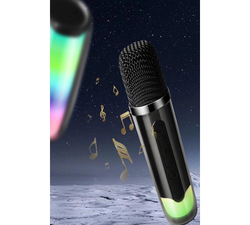 Pluse 7 Mikrofonlu RGB Kablosuz Hoparlör - Beyaz Pluse 7 Mikrofonlu RGB Kablosuz Hoparlör - Beyaz