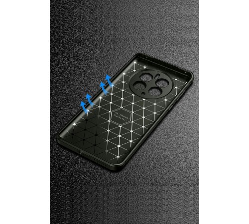 Realme 12 Pro Plus Kılıf Auto Focus Karbon Kapak - Siyah Realme 12 Pro Plus Kılıf Auto Focus Karbon Kapak - Siyah