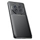 Realme 12 Pro Plus Kılıf Auto Focus Karbon Kapak - Siyah