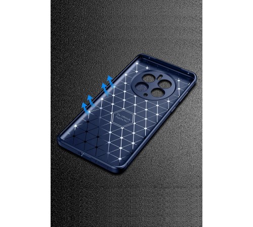 Realme 12 Pro Plus Kılıf Auto Focus Karbon Kapak - Lacivert Realme 12 Pro Plus Kılıf Auto Focus Karbon Kapak - Lacivert