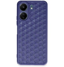 Xiaomi Redmi 13C Kılıf Petek Silikon Kapak - Lacivert