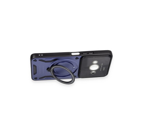 Xiaomi Poco C61 Kılıf Joy Lens Standlı Kapak - Siyah Xiaomi Poco C61 Kılıf Joy Lens Standlı Kapak - Siyah