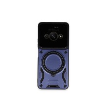 Xiaomi Poco C61 Kılıf Joy Lens Standlı Kapak - Lacivert