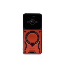 Xiaomi Poco C61 Kılıf Joy Lens Standlı Kapak - Kırmızı