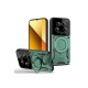 Xiaomi Mi 14 Ultra Kılıf Joy Lens Standlı Kapak - Koyu Yeşil