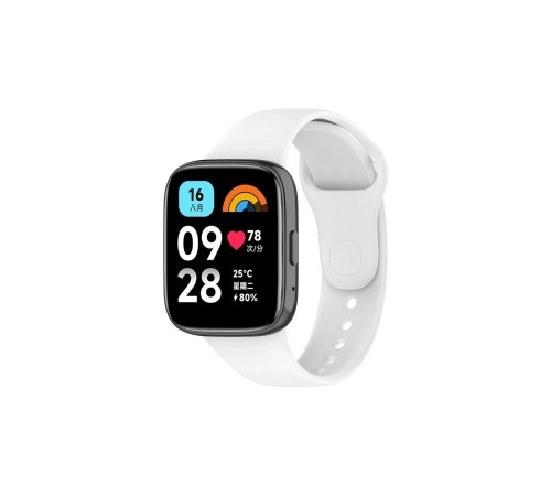 Xiaomi Redmi Watch 3 Active Klasik Kordon - Beyaz Xiaomi Redmi Watch 3 Active Klasik Kordon - Beyaz
