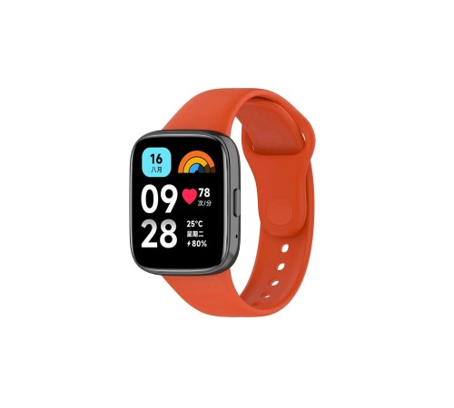 Xiaomi Redmi Watch 3 Active Klasik Kordon - Turuncu