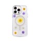 iPhone 14 Pro Flower Magsafe Kapak - Sarı