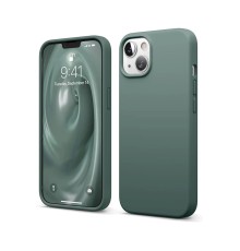 iPhone 14 Kılıf First Silikon - Koyu Yeşil