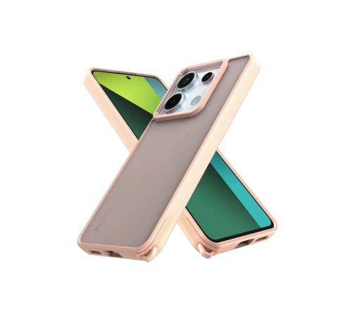 Xiaomi Redmi Note 13 Pro 5G Kılıf Elegant Kapak - Pudra Xiaomi Redmi Note 13 Pro 5G Kılıf Elegant Kapak - Pudra