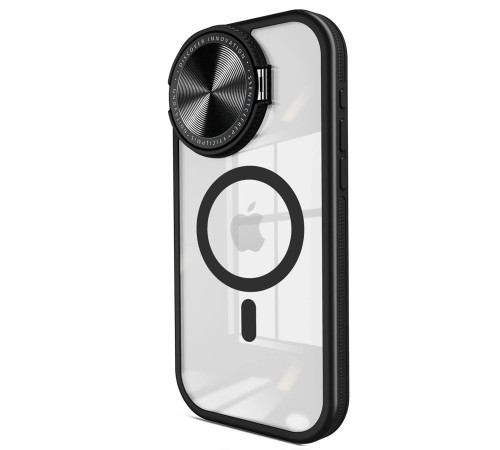 iPhone 11 Kılıf Teleskop Lens Magsafe Silikon Kapak - Siyah iPhone 11 Kılıf Teleskop Lens Magsafe Silikon Kapak - Siyah