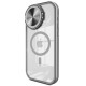 iPhone 14 Pro Max Kılıf Teleskop Lens Magsafe Silikon Kapak - Titan Gri