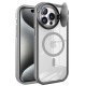 iPhone 14 Pro Max Kılıf Teleskop Lens Magsafe Silikon Kapak - Titan Gri